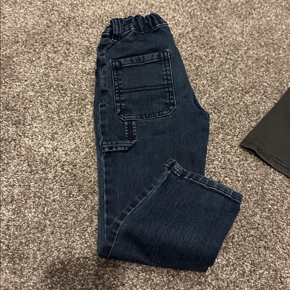 Set of 4 Casual Pants - Blue, Gray, and Tan - Picture 2 of 11
